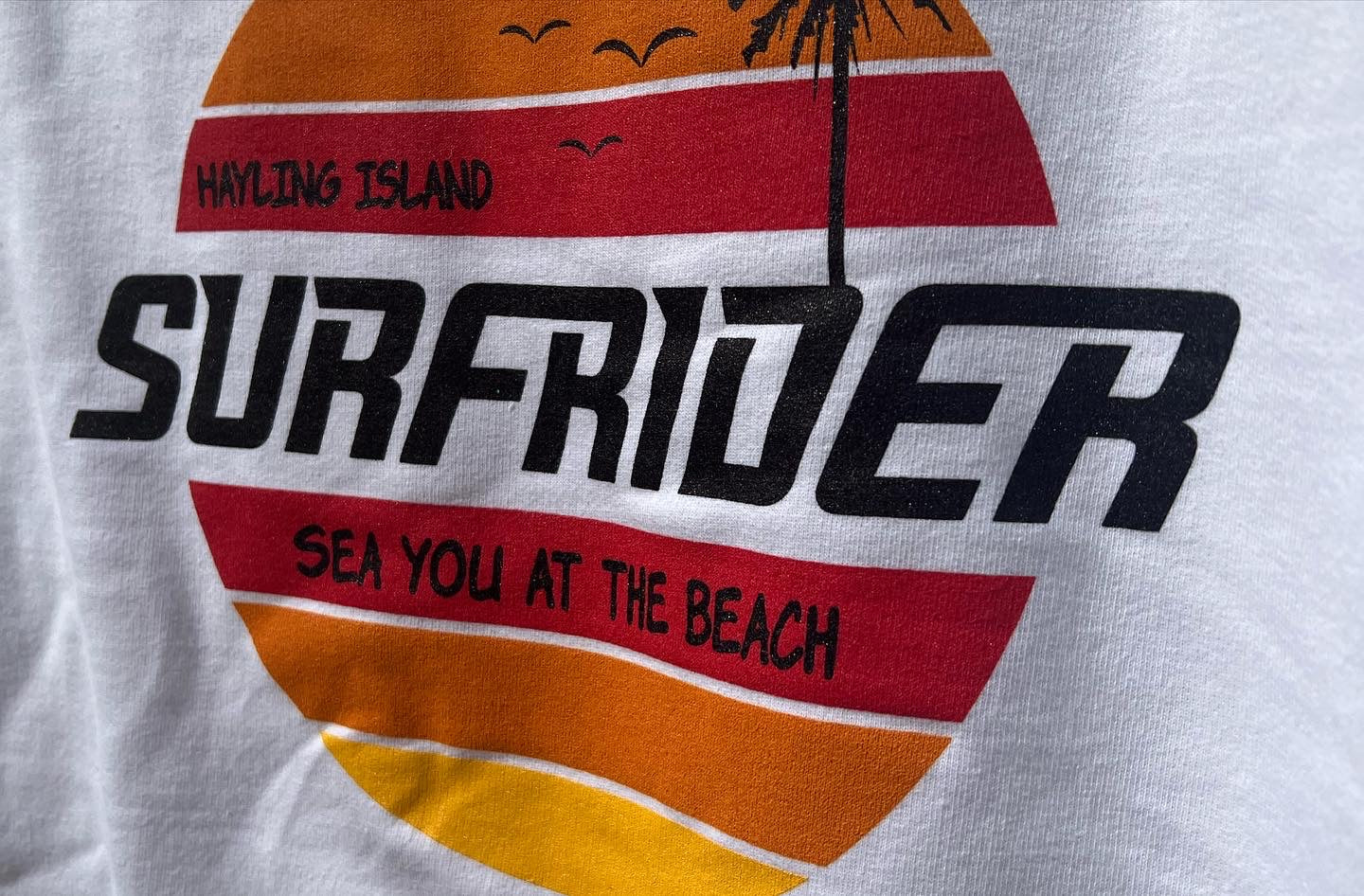 White Hoody Surfrider Design