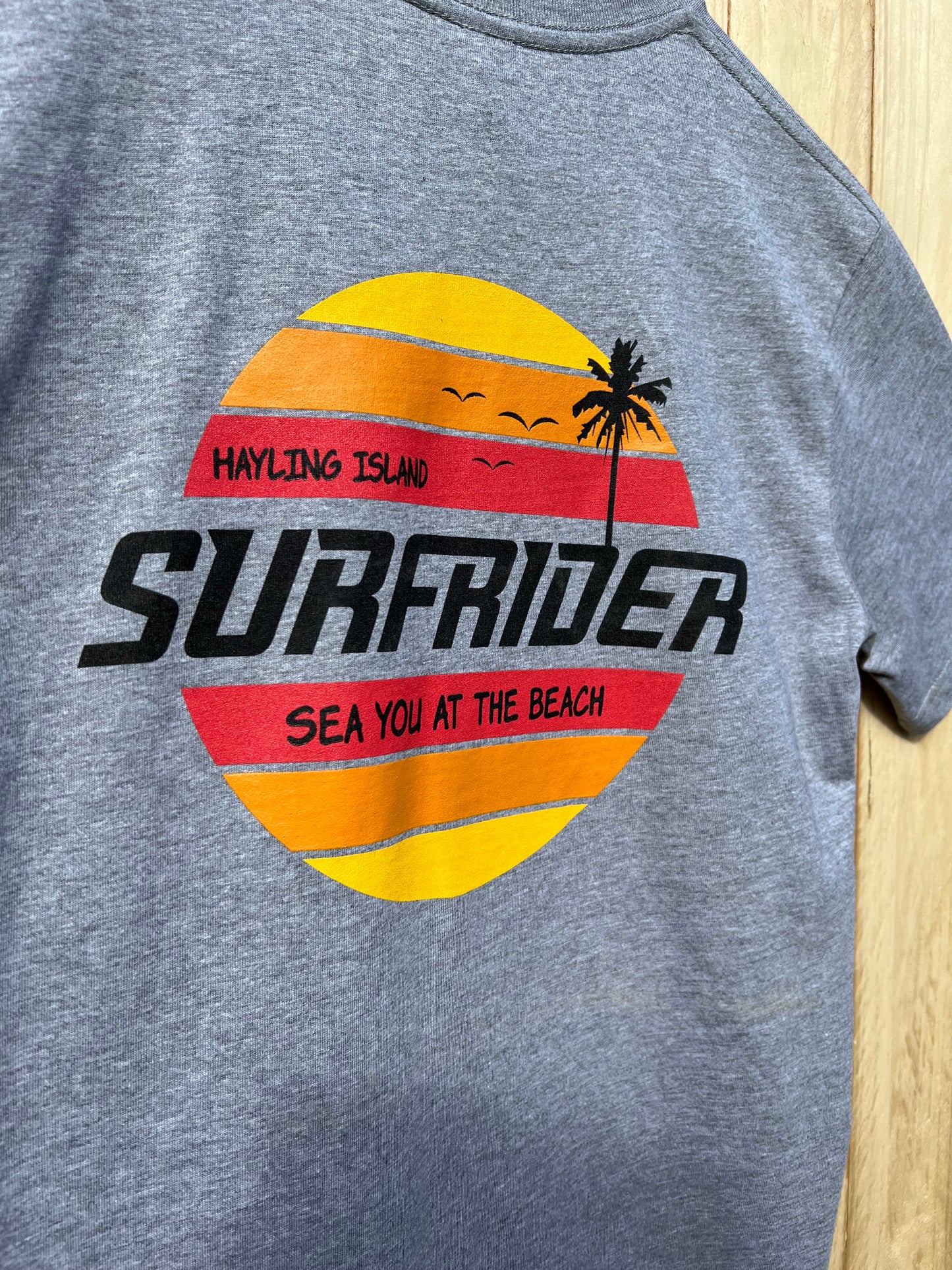 Grey T- shirt,  Surfrider design