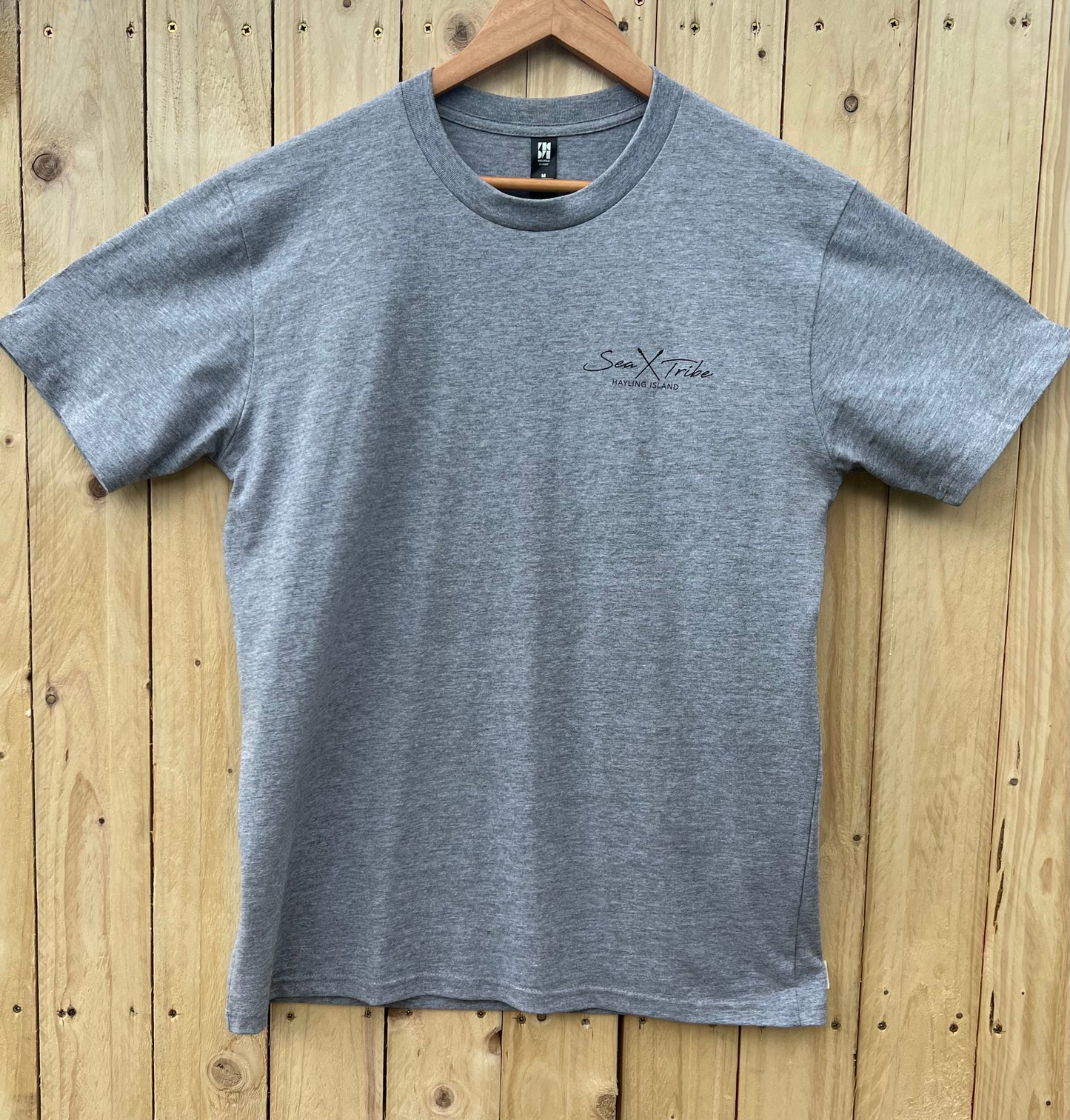 Grey Short Sleeve T-Shirt Sun Sand Surf