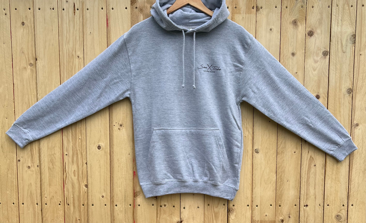 Grey Hoody Sun Sand Surf Design